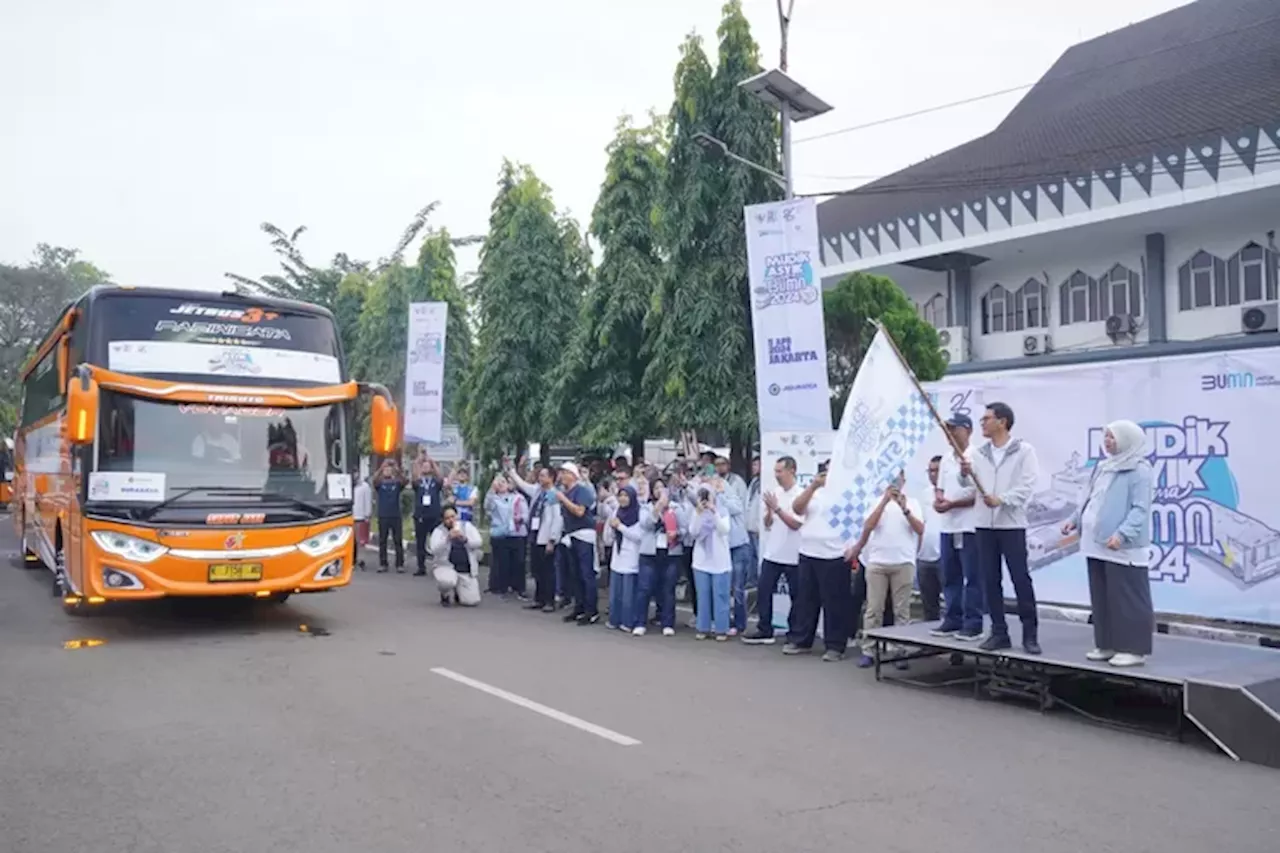 Mudik Gratis BUMN, Jasa Marga Berangkatkan 1.226 Orang Pemudik Pakai 25 Armada Bus Hari Ini