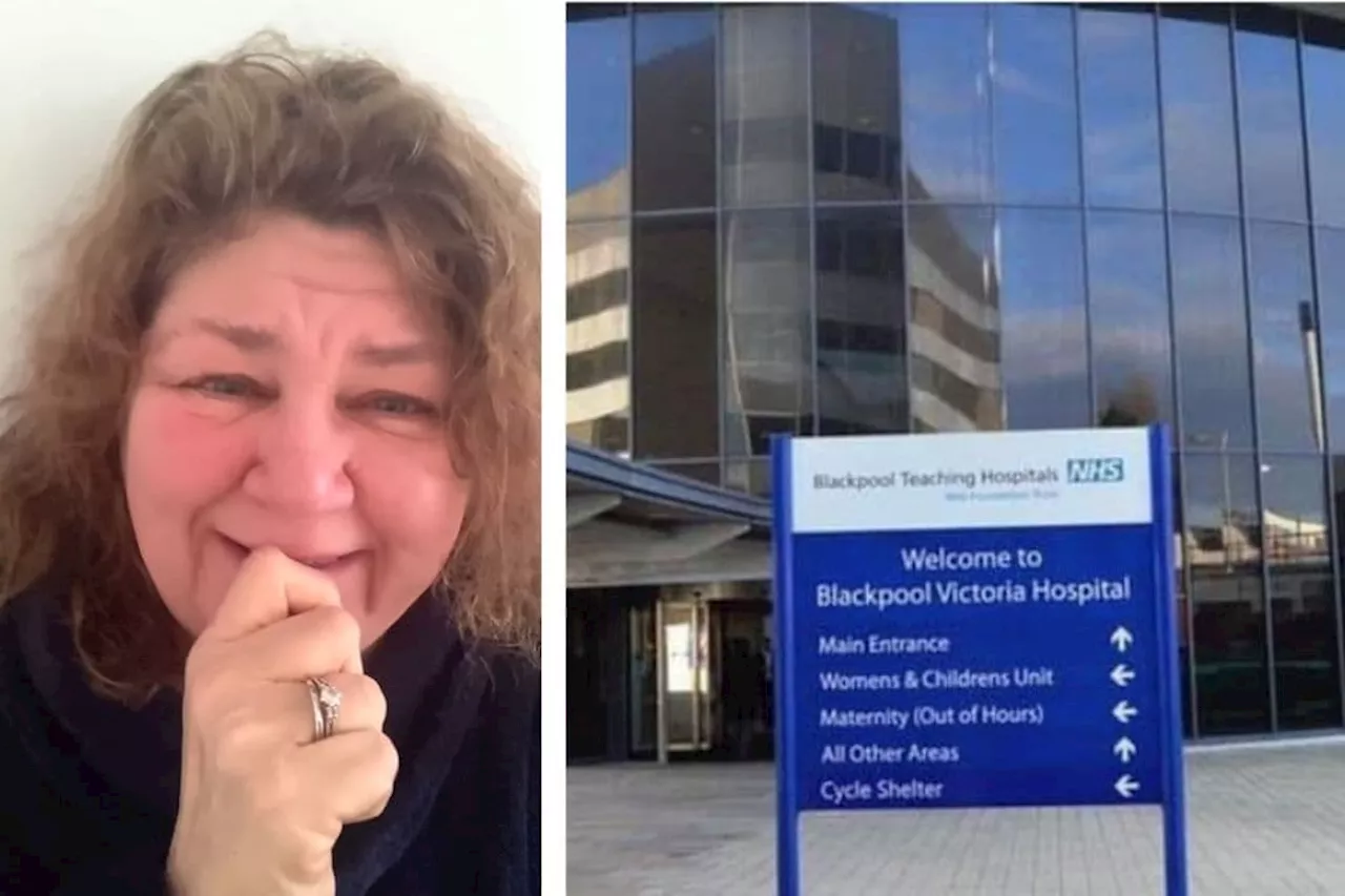 Actress Cheryl Fergison shares her ordeal at Blackpool Victoria Hospital