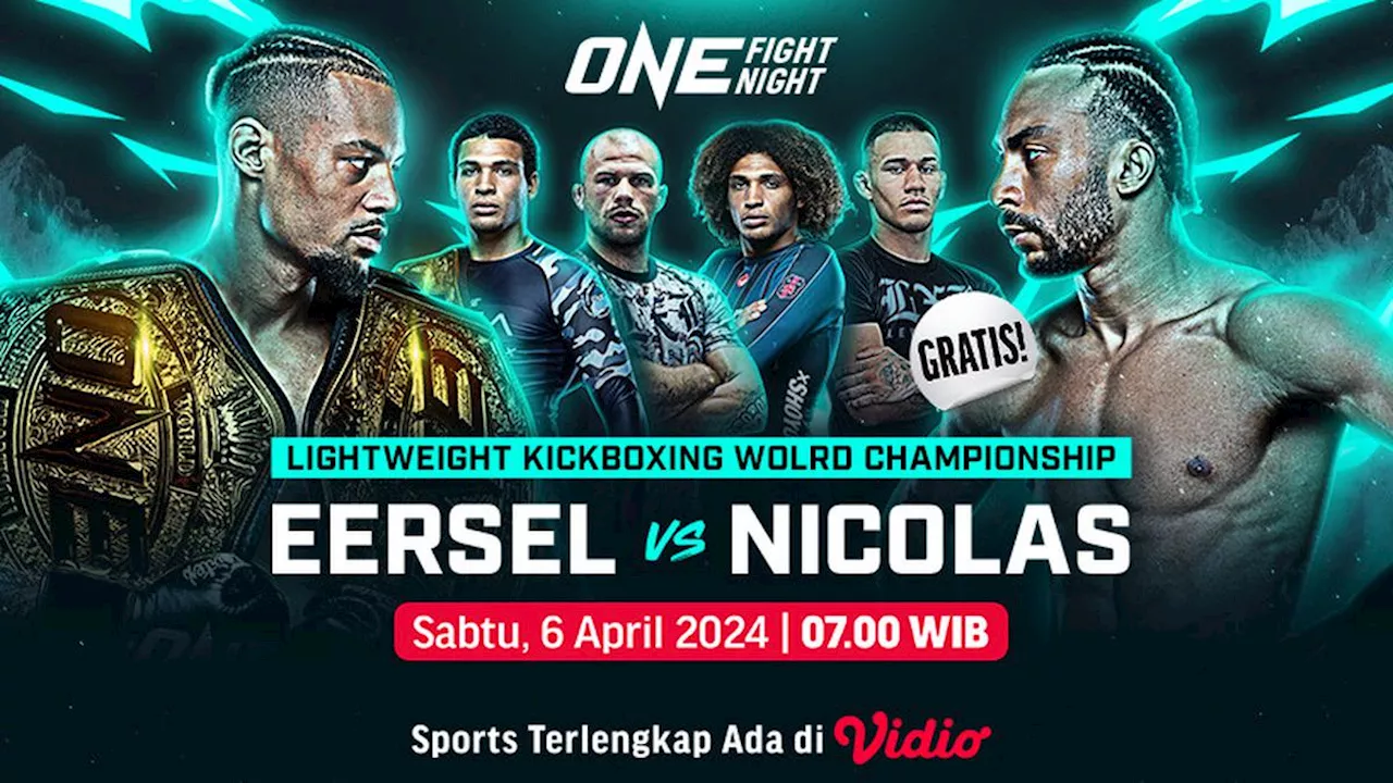 Nonton One Championship: One Fight Night 21, Sabtu 6 April 2024 di Vidio