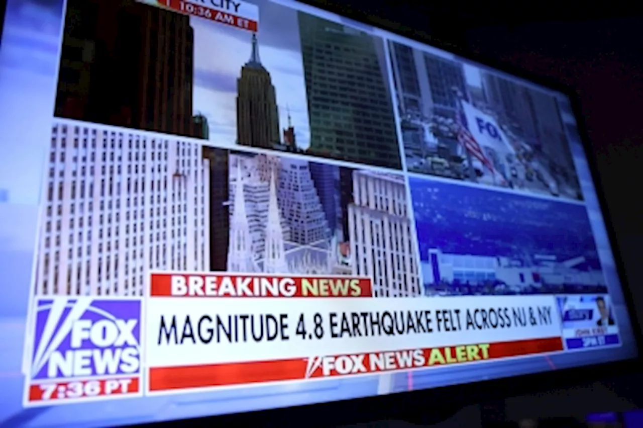 Magnitude 4.8 earthquake hits New York City region, USGS says