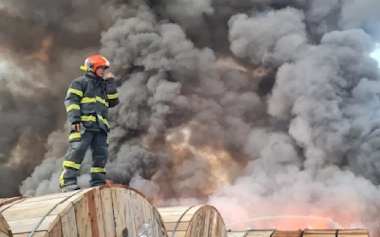 Warehouse storing SESB cables catches fire, says Sabah Fire Dept