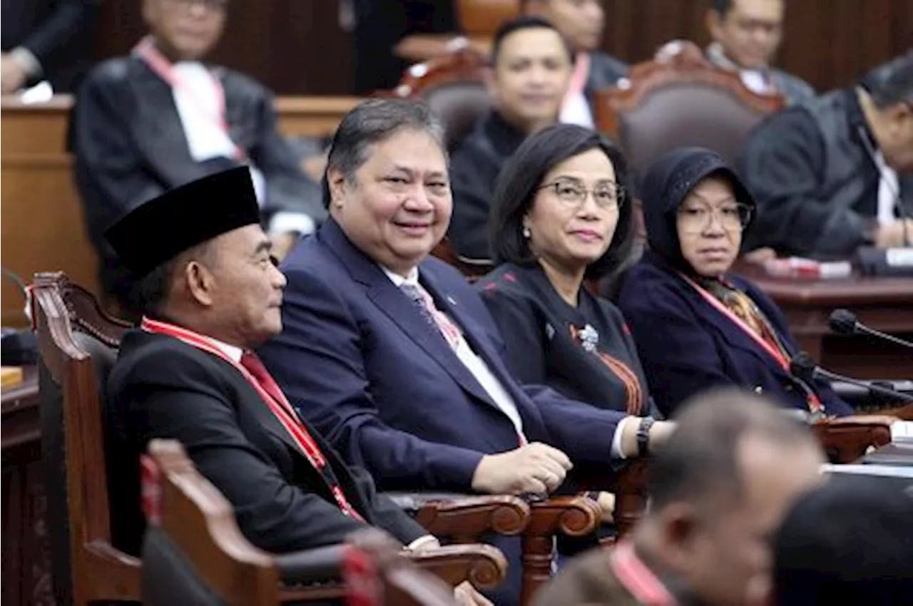 Sidang PHPU Pilpres Hadirkan Empat Menteri