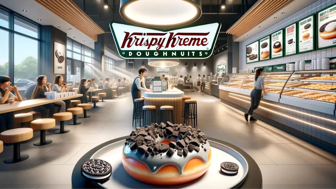 Krispy Kreme y Oreo lanzan una nueva línea de donas para el eclipse solar 2024 en Coahuila