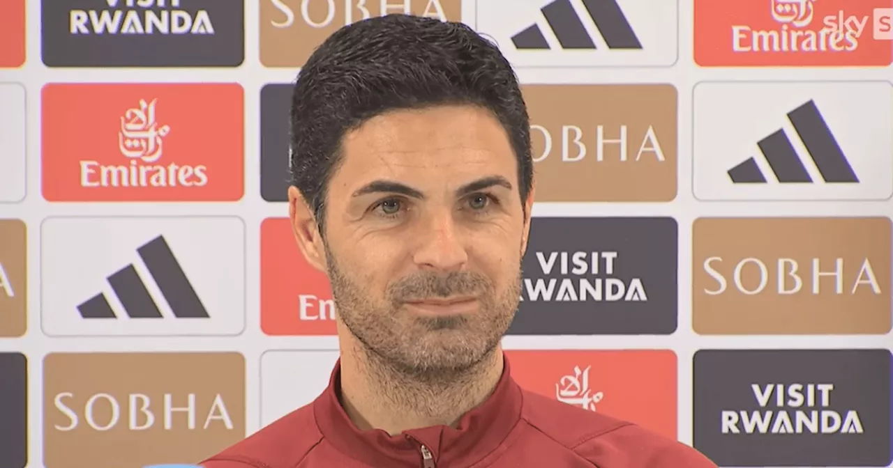 Arsenal boss Mikel Arteta reacts to Chelsea's epic win over Man Utd