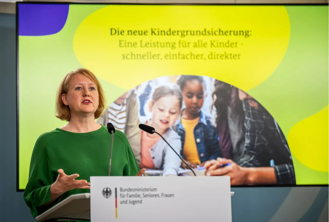 Kritik an Familienministerin Paus' Plänen zur Kindergrundsicherung