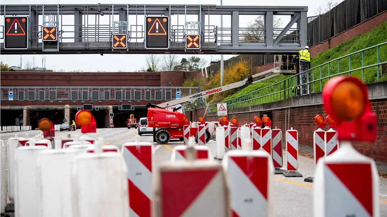 A7-Sperrungen in Hamburg am Wochenende: Elbtunnel betroffen