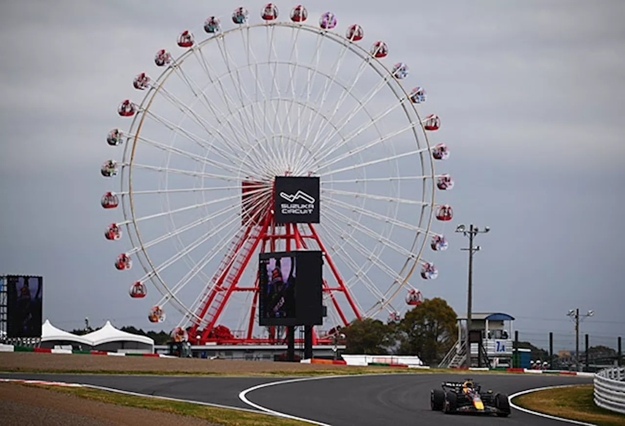 Verstappen Sets Fastest Lap in Practice for Japanese Grand Prix