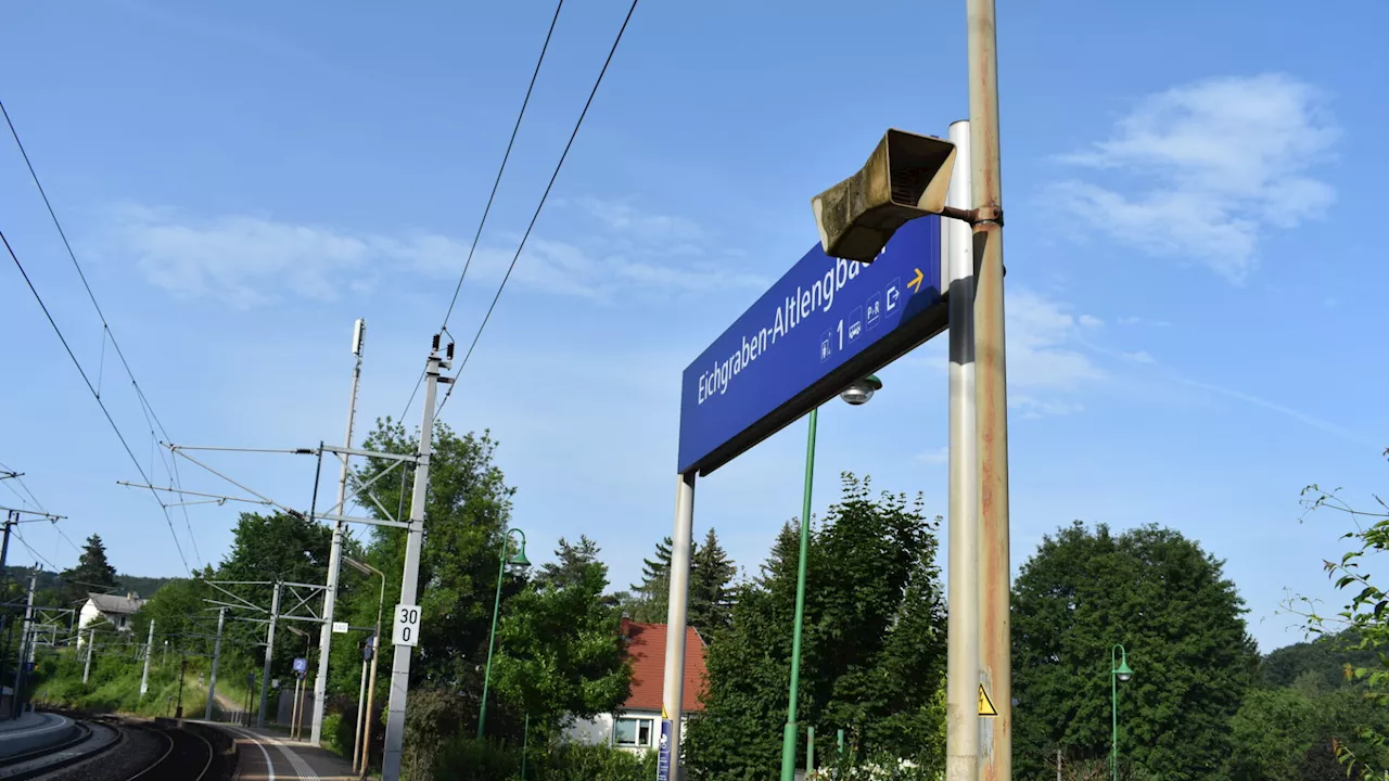 Gemeinde Eichgraben mietet Werbetafel von den ÖBB