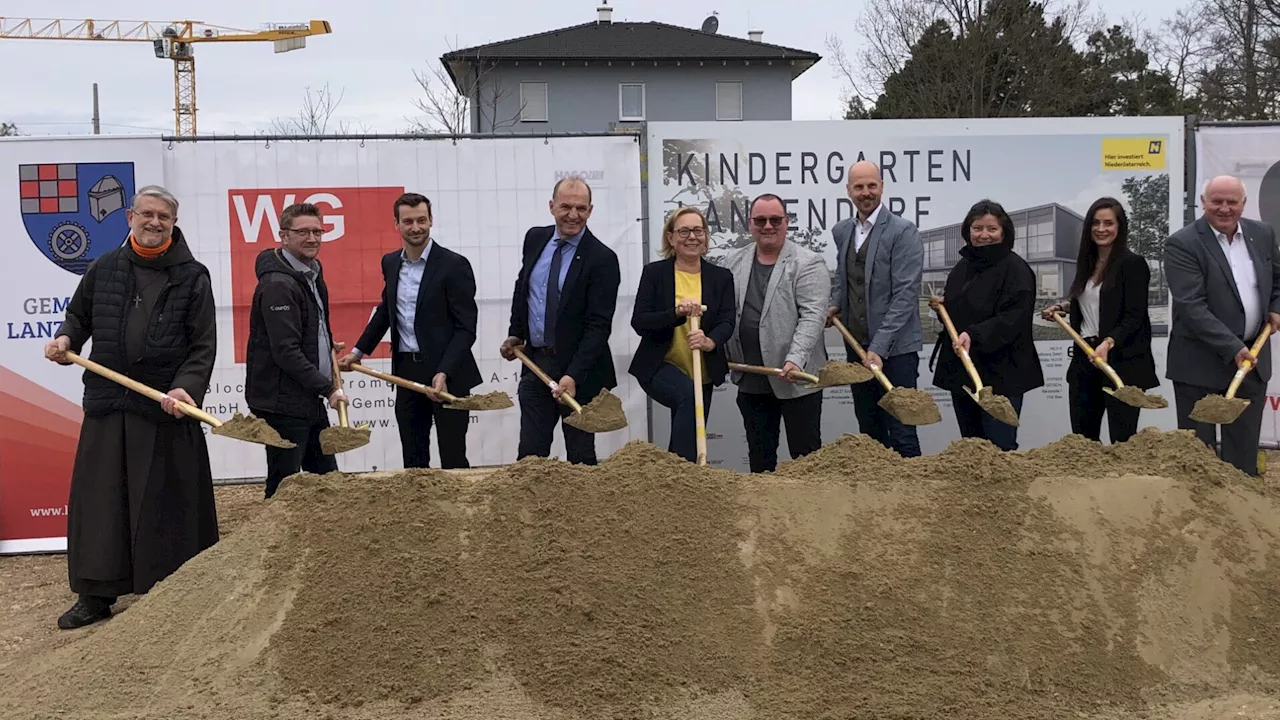 Spatenstich für Kindergarten-Neubau in Lanzendorf