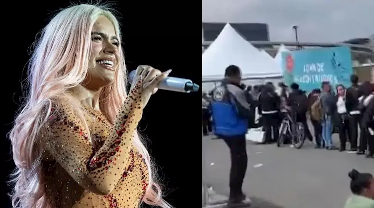 Karol G desató locura en Bogotá: filas y congestión vial previo su concierto en El Campín