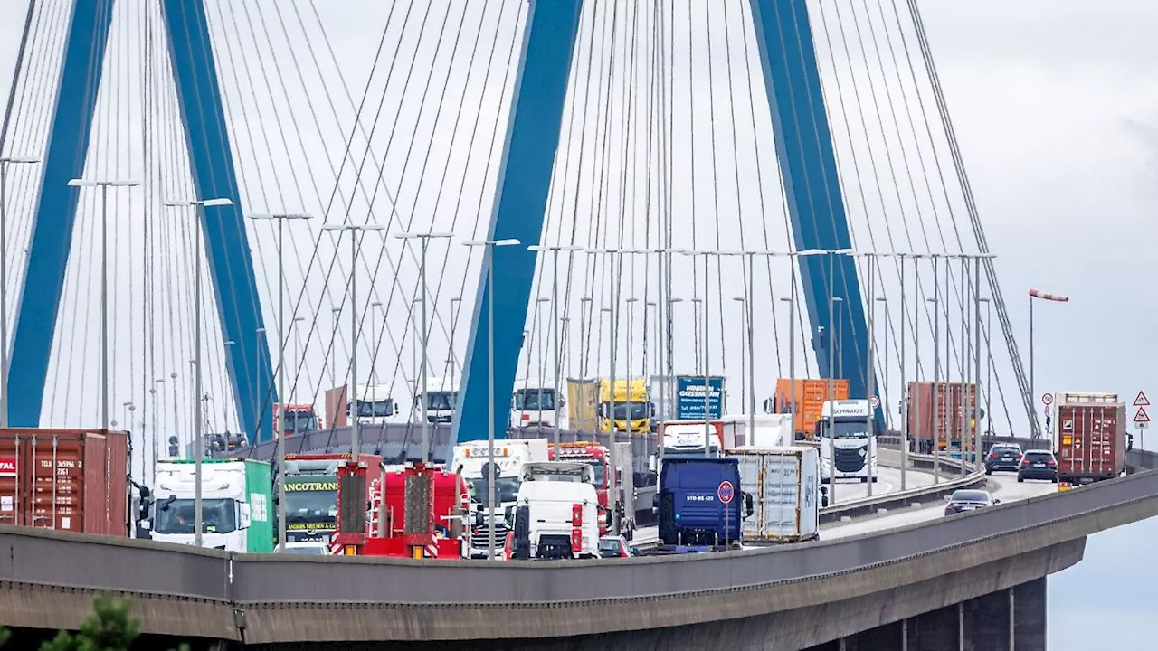 Senat entscheidet sich für Neubau der Köhlbrandbrücke