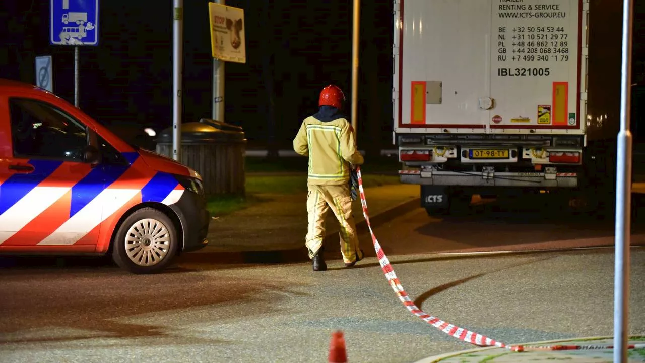 Vrachtwagen lekt drugsafval op parkeerplaats langs A2