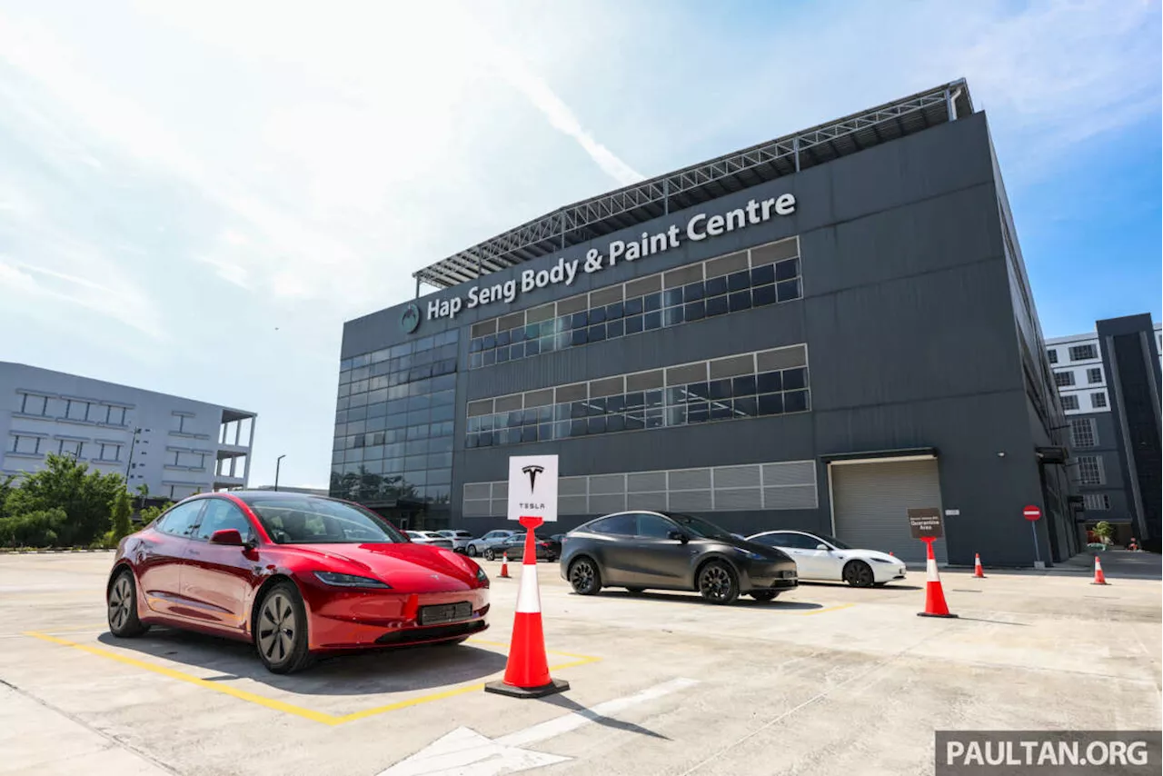 Largest Tesla Approved Body Shop in Malaysia – Hap Seng Body & Paint Centre in Shah Alam