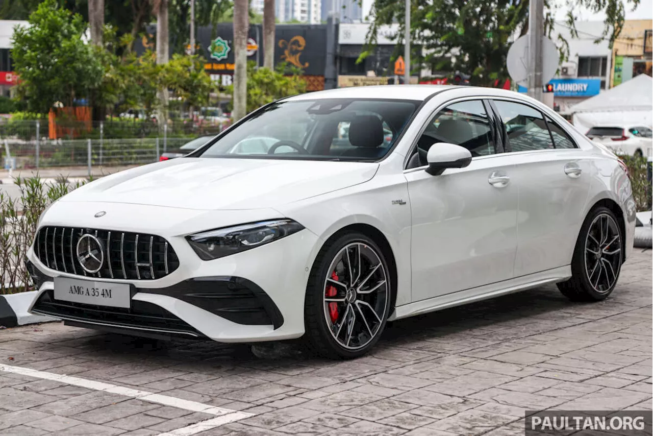 Mercedes-Benz A-Class Sedan Makes Appearance at Local Event