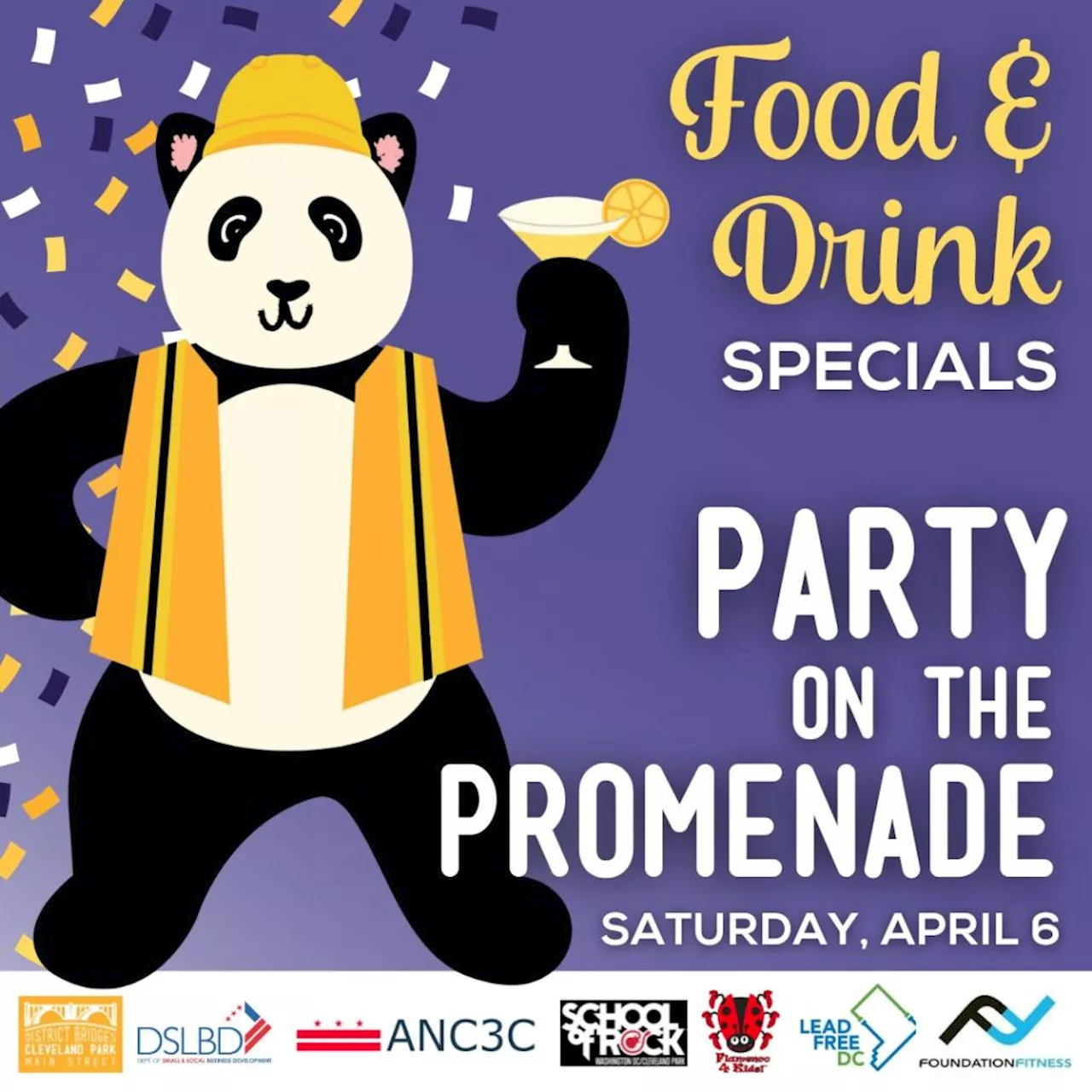 “Cleveland Park Announces Party on the Promenade” Saturday!! (April 6)