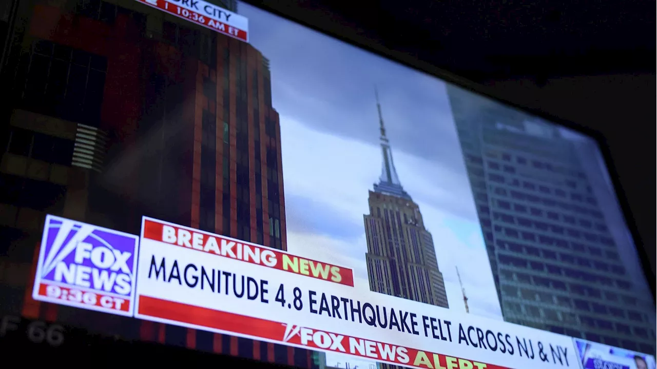 Terremoto a New York, oscillano i grattacieli di Manhattan