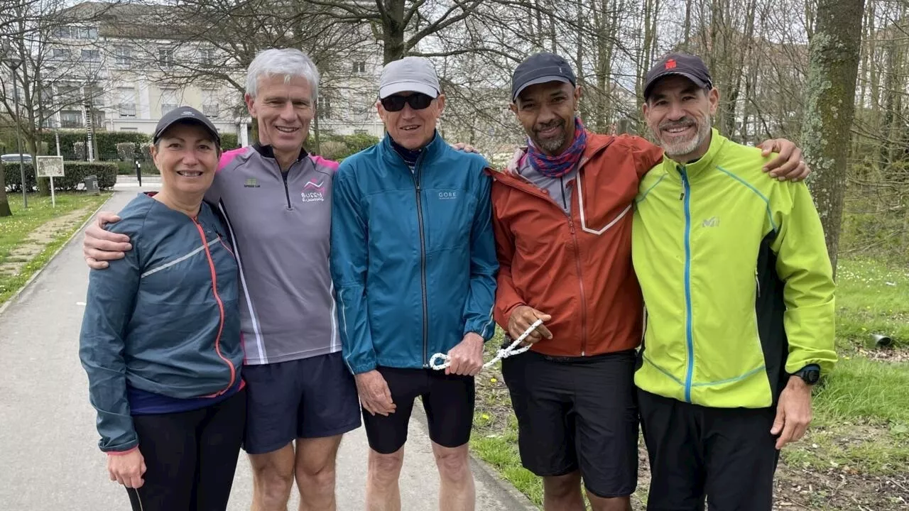 Marathon de Paris : Un groupe d'amis non-voyants relève le défi