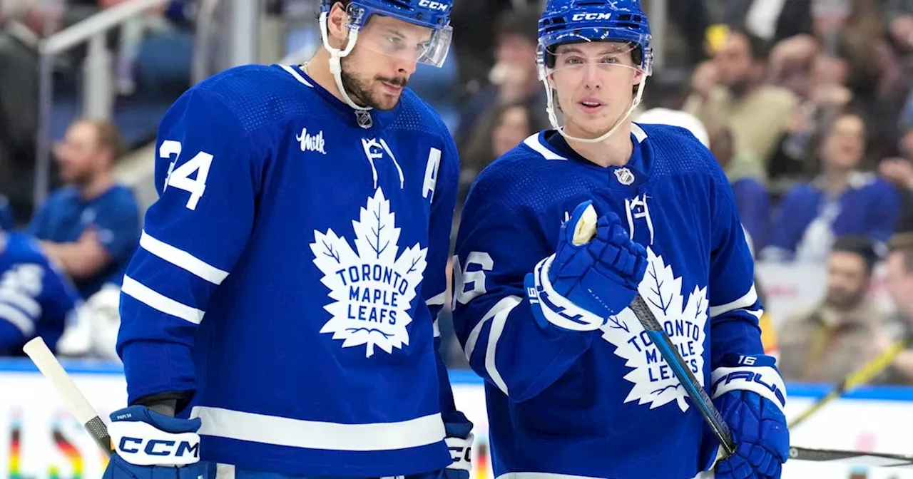 Mitch Marner returning for Maple Leafs, but not on a line with Auston Matthews
