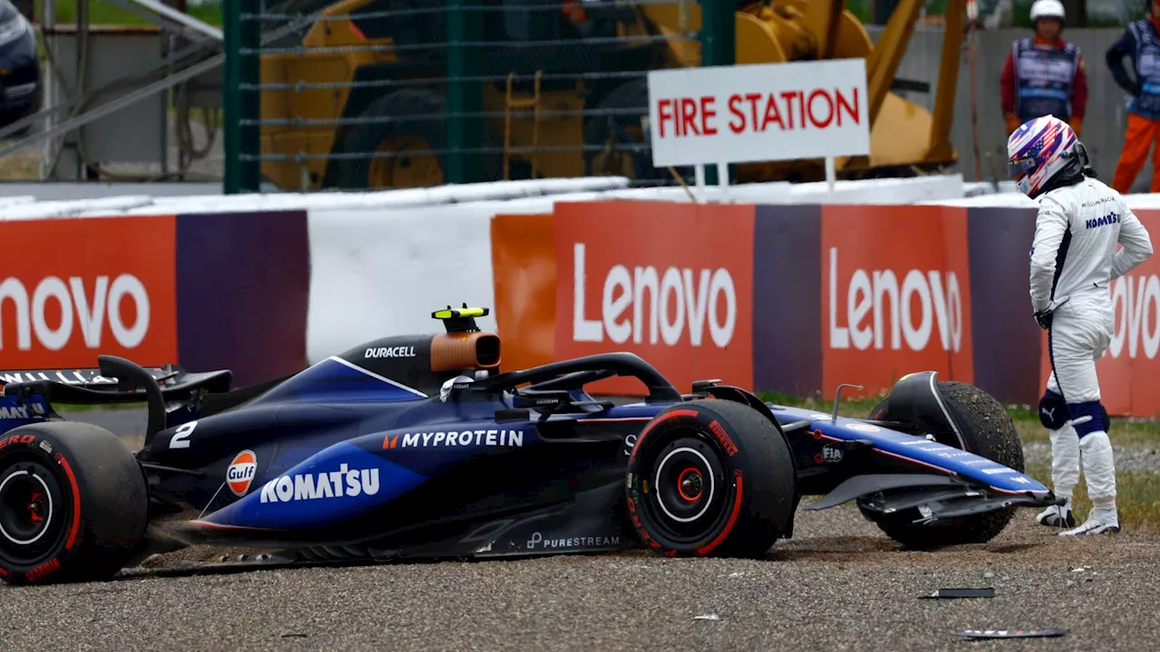 Japanese GP: Max Verstappen fastest in Practice One in upgraded Red Bull as Logan Sargeant crashes