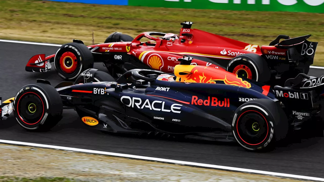 Japanese GP: Rain disrupts Friday practice after Max Verstappen sets early pace and Logan Sargeant crashes