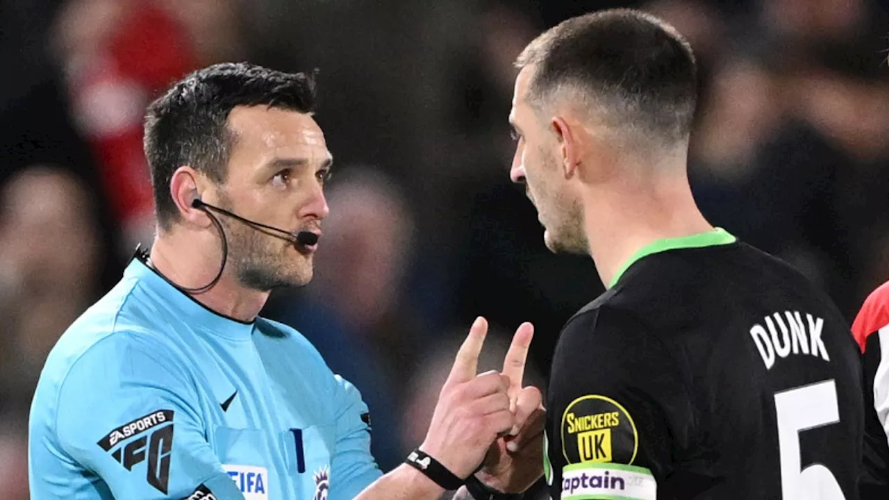 Referee Dermot Gallagher explains why VAR overruled Brighton's penalty claim