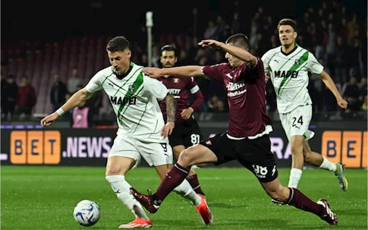 Serie A, Salernitana-Sassuolo 2-2: è pareggio nello scontro salvezza. Gol e highlights