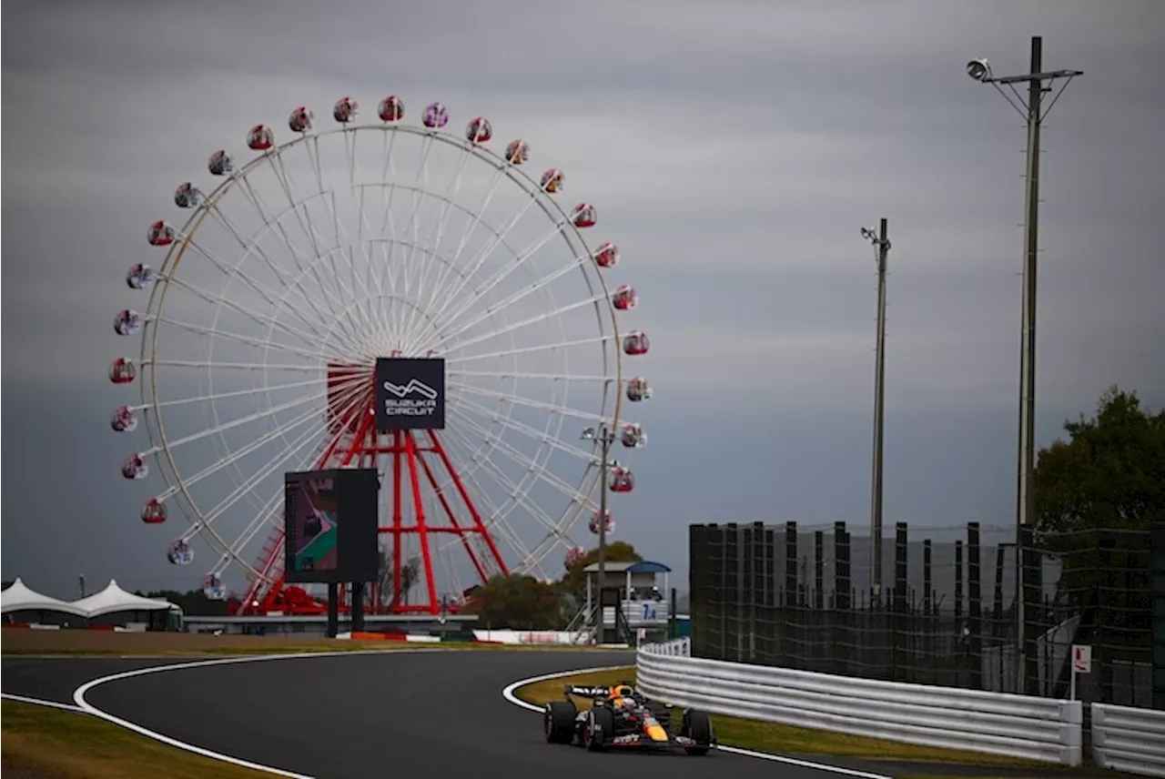 FP1 Suzuka: Rote Flagge & Bestzeit von Max Verstappen