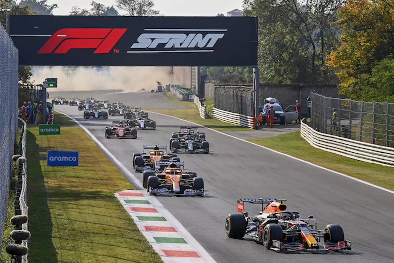 Max Verstappen erreicht Rang 2 im Sprint von Monza und startet von der Pole-Position