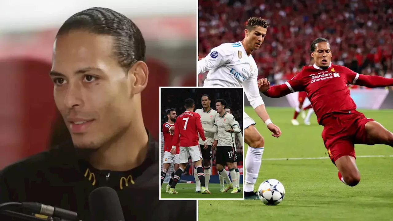 Virgil Van Dijk: Virgil van Dijk snubs Cristiano Ronaldo when naming ...