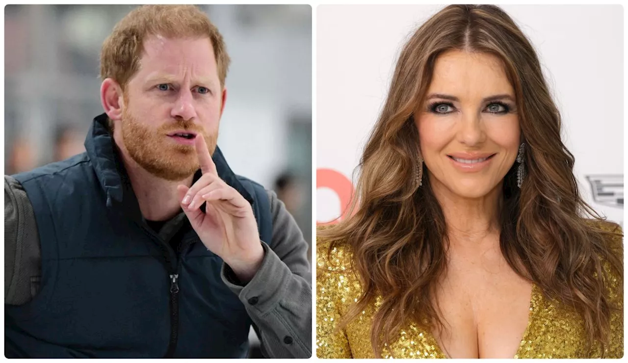 Elizabeth Hurley addresses rumours she took Prince Harry’s virginity