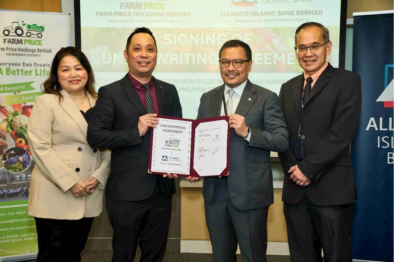 Farm Price inks underwriting deal with Alliance Islamic Bank