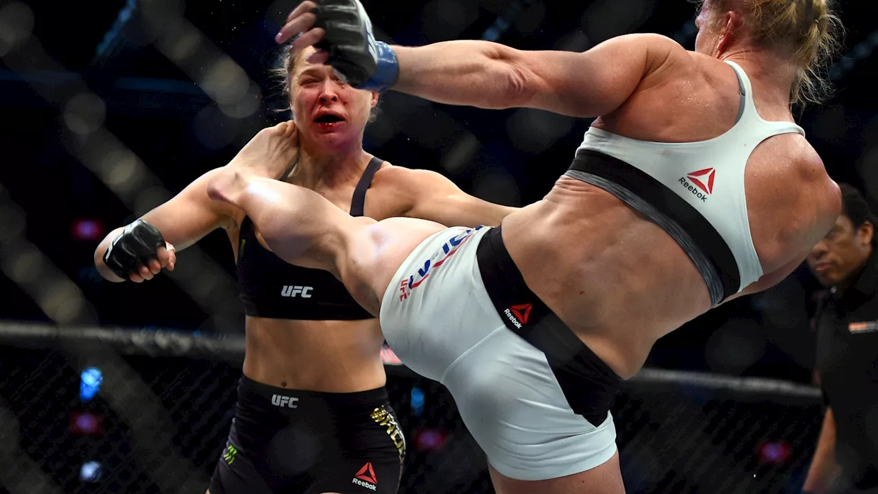 Ronda Rousey had severe concussion before vicious Holly Holm KO but can’t think of one fight where she w...