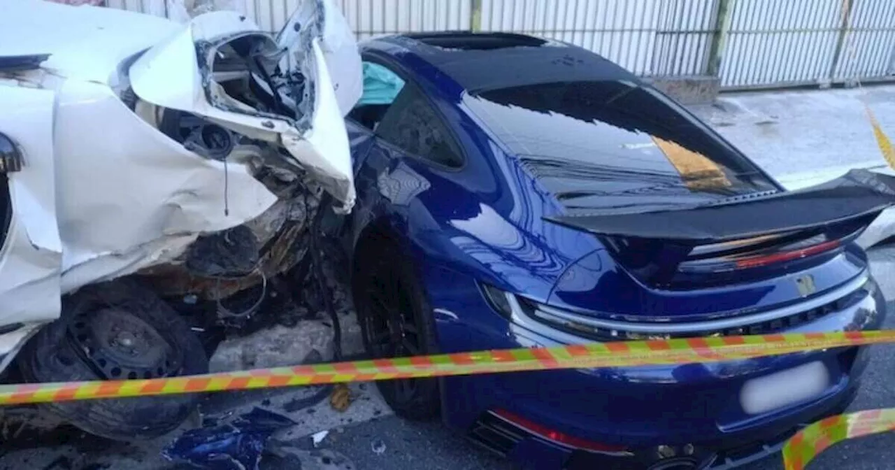 Amigo de motorista de Porsche está em coma na UTI após acidente