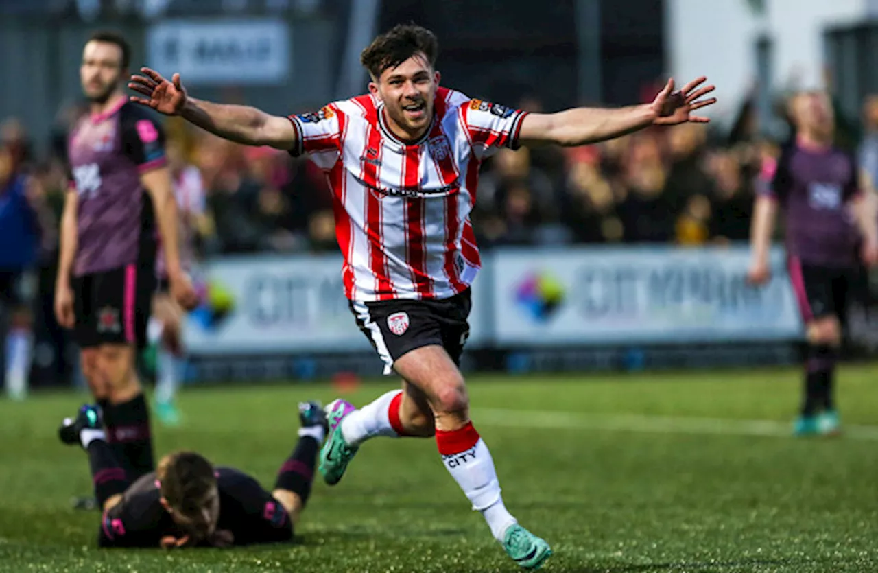 Derry City cruise to victory against strugglers Dundalk