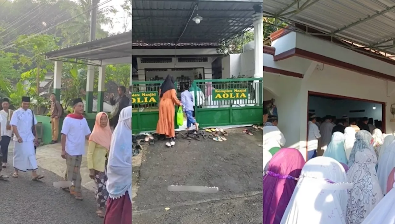 [Video] Pernah Tular Puasa Awal, Kini Jemaah Masjid Aolia Jogjakarta Sudah Sambut Aidilfitri