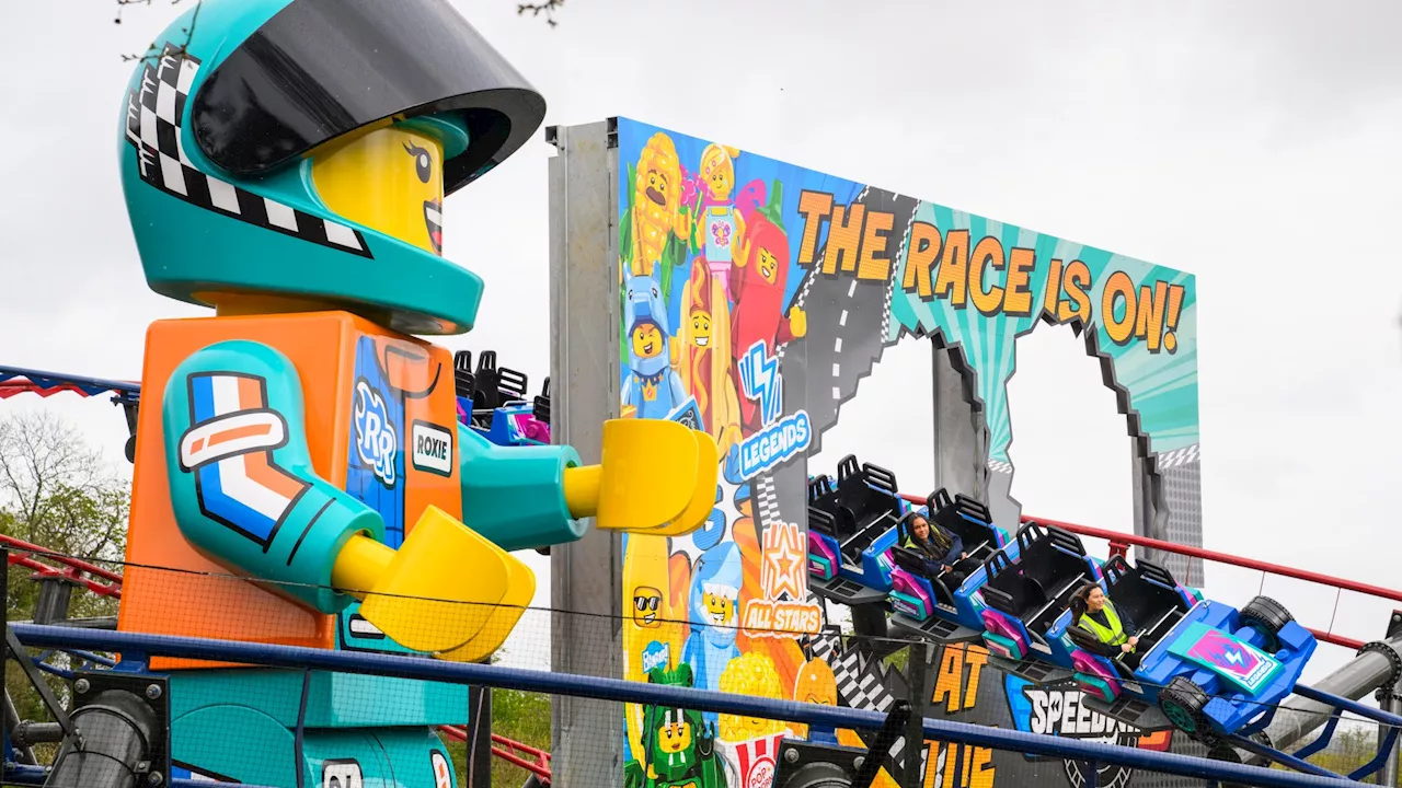 Legoland unveils new images and launch date of duelling rollercoaster after being forced to delay opening...