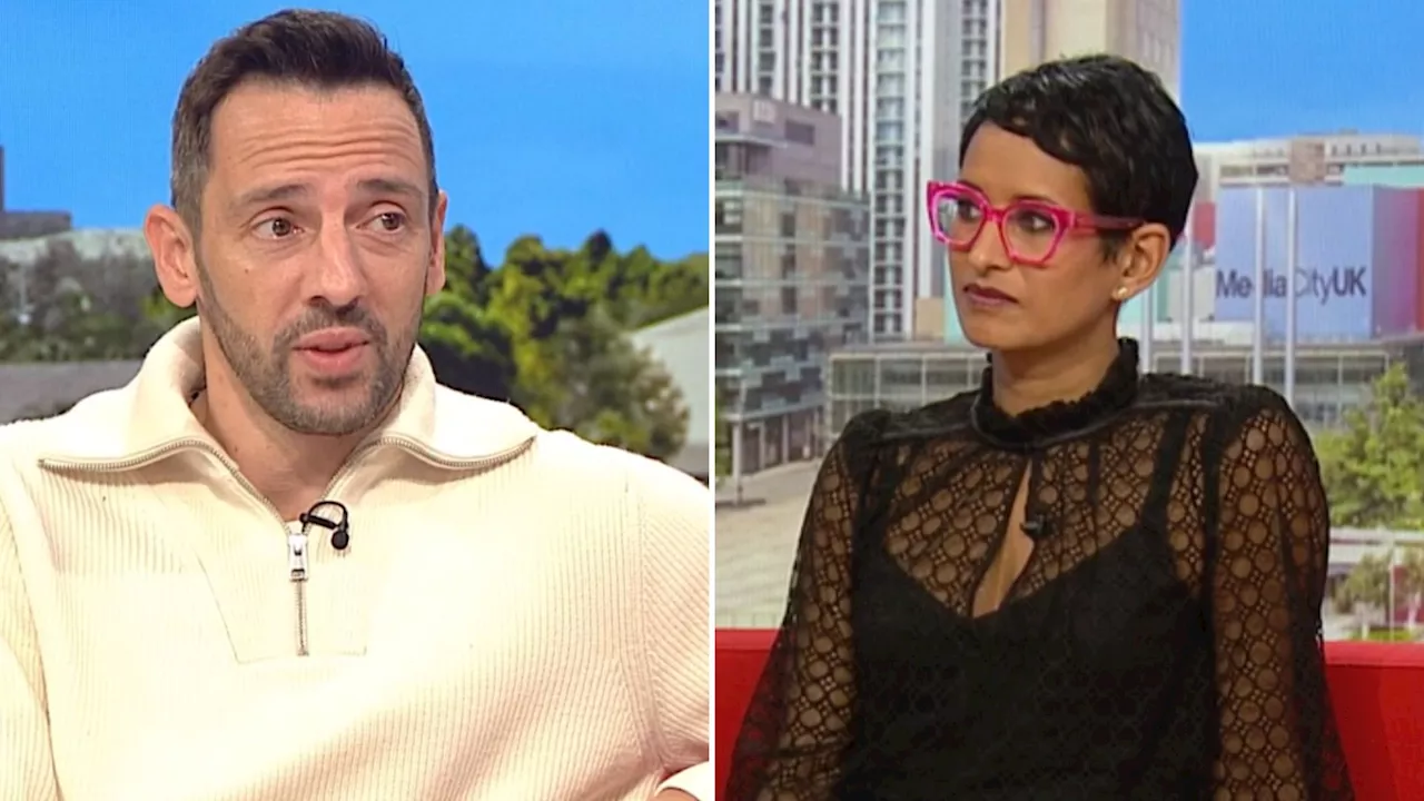 Naga Munchetty puts Death in Paradise's Ralf Little on the spot on BBC Breakfast