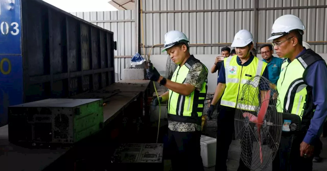 NRESS tingkat kerjasama dengan kdn bendung proses e-waste haram