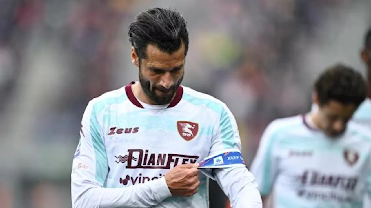 Salernitana, Candreva: 'Non all'altezza della Serie A. Le altre vanno piano, noi in retromarcia'