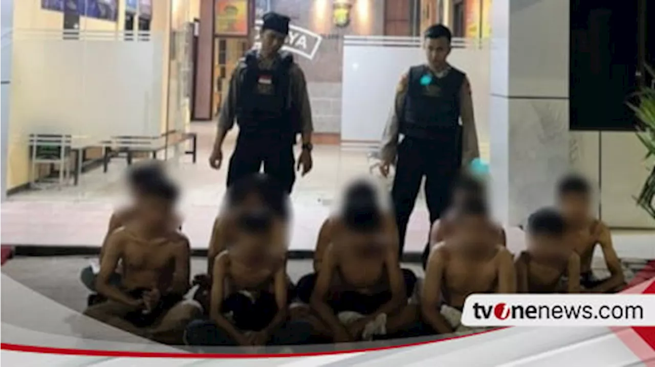 Gelar Arak Arakan di Jalan Raya Saat Sahur, Puluhan Remaja Ditangkap Polisi