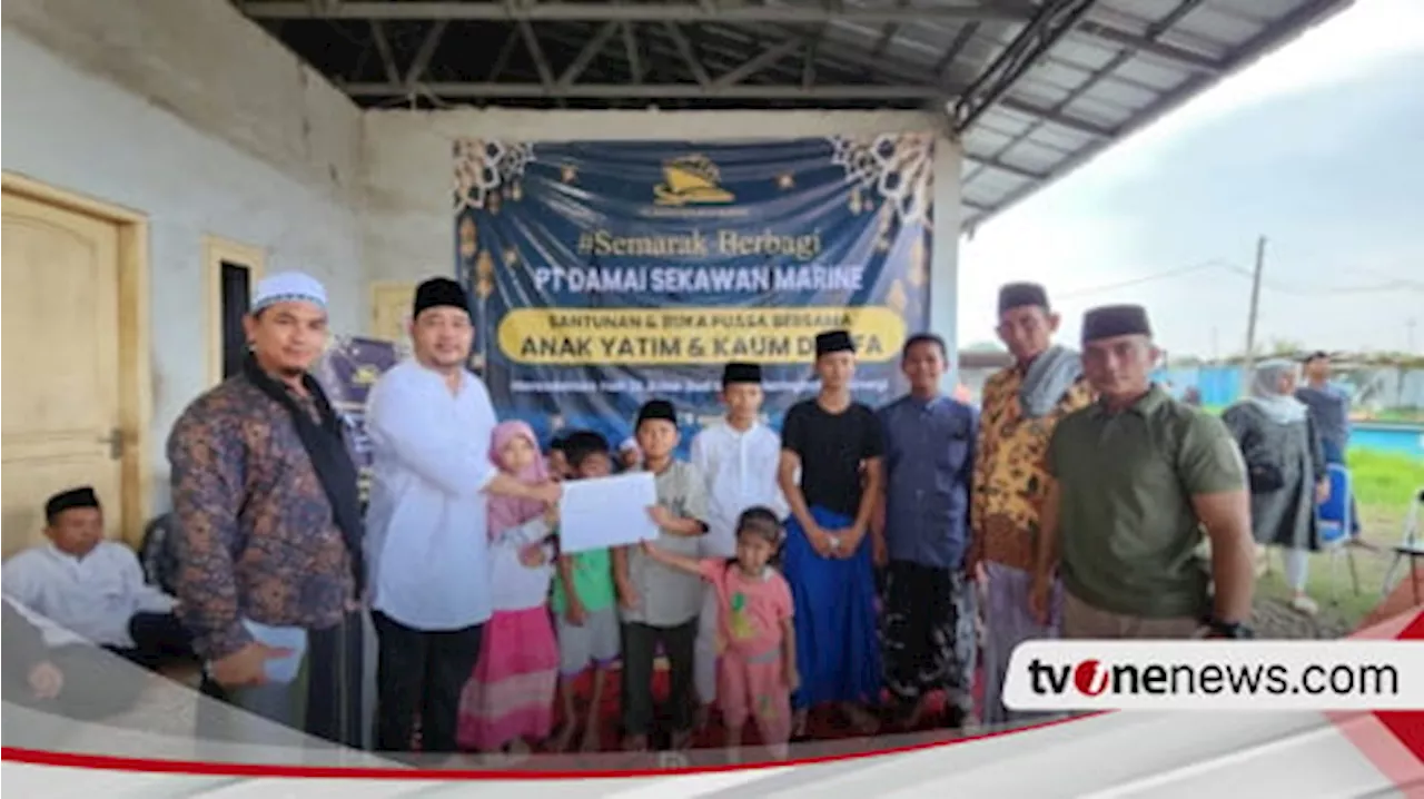 PT Damai Sekawan Marine Menggelar Kegiatan Buka Puasa Bersama dan Santunan untuk Anak Yatim