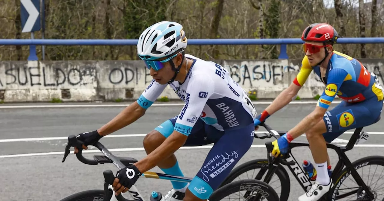  El colombiano Santiago Buitrago fue protagonista en la quinta etapa de la Vuelta al País Vasco