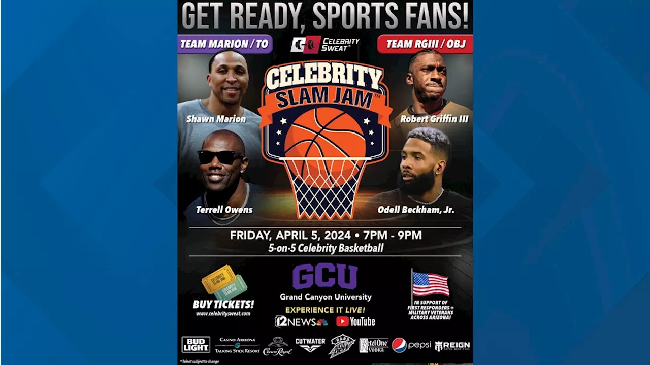 Celebrities to Play in 2024 'Celebrity Slam Jam' at GCU Arena