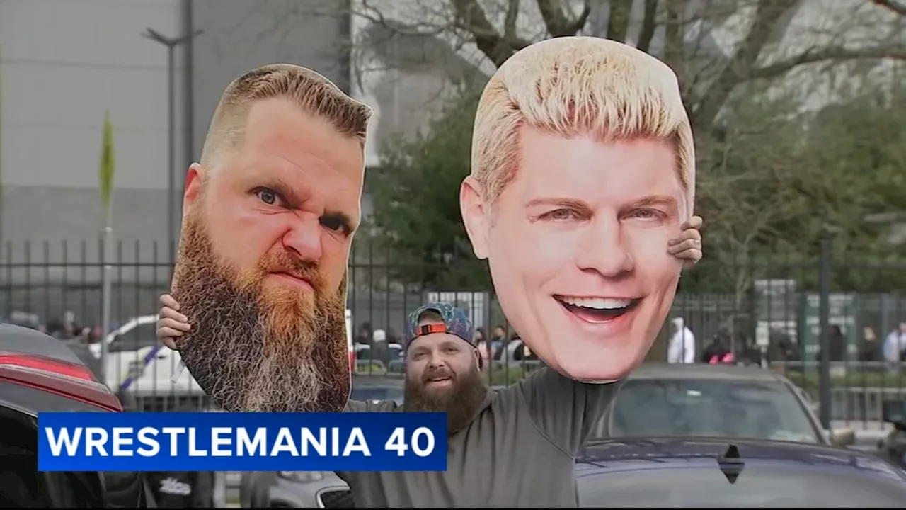 WrestleMania fans take over the streets of Philadelphia