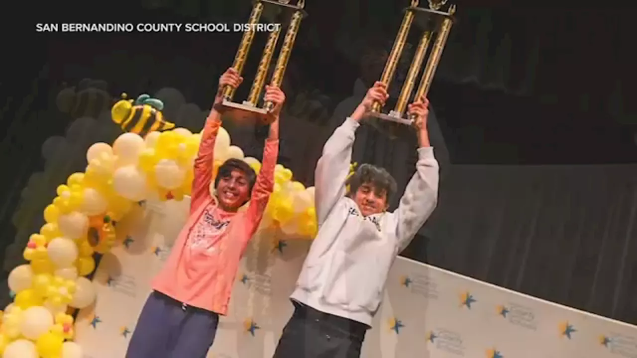 Two San Bernardino County Students Headed to Scripps National Spelling Bee Championship