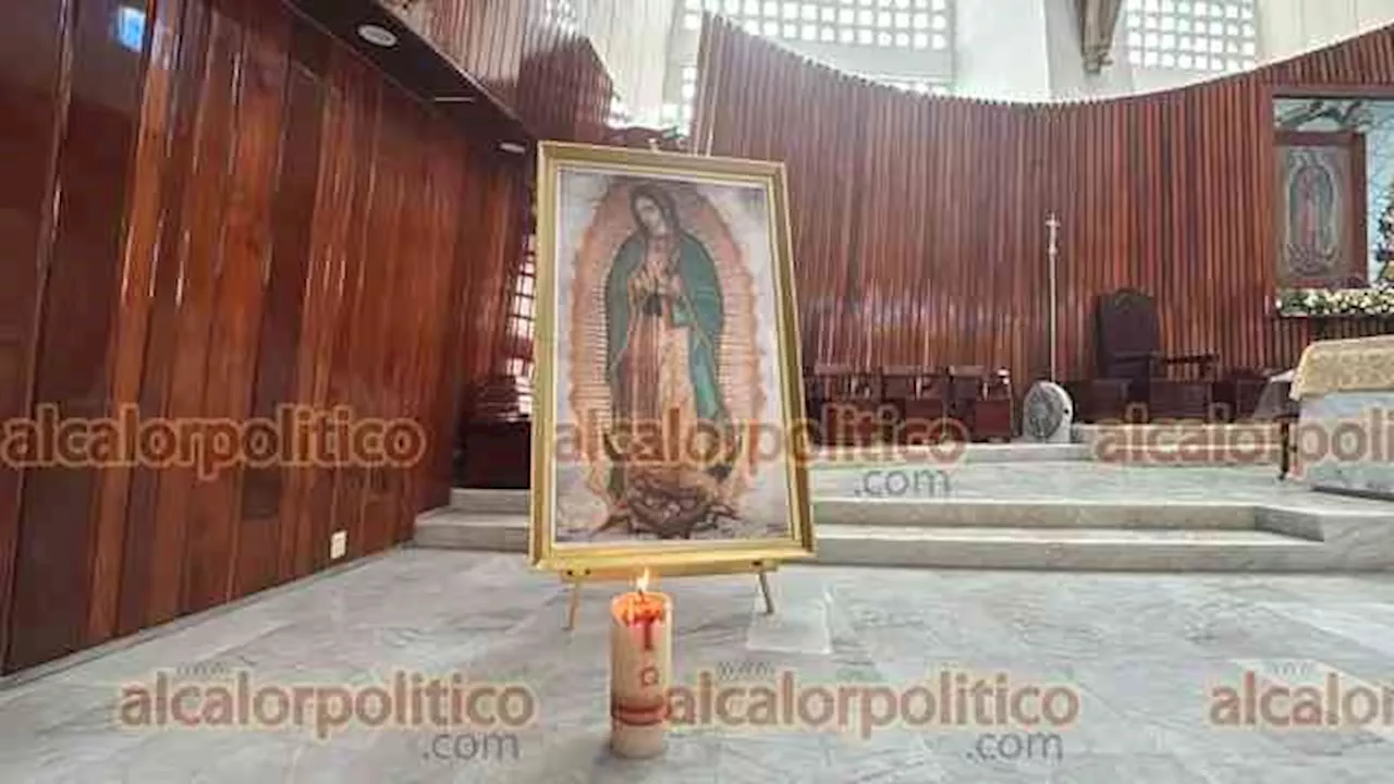 Copia fiel del manto de la Virgen recorrerá las Diócesis de Veracruz