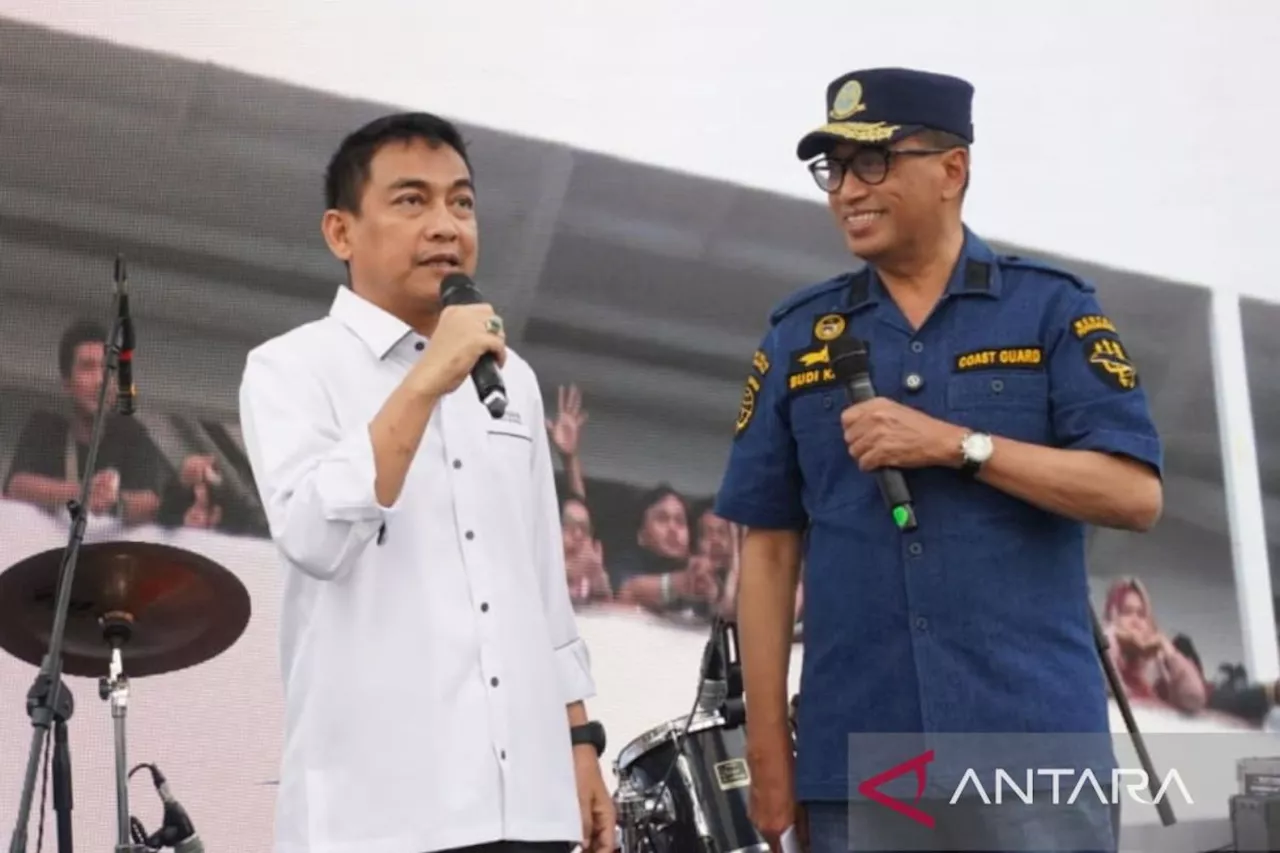 Anggota Ombudsman RI Hery Susanto Pelepasan Program Mudik Gratis Sepeda Motor Naik Kapal Laut Tahun 2024