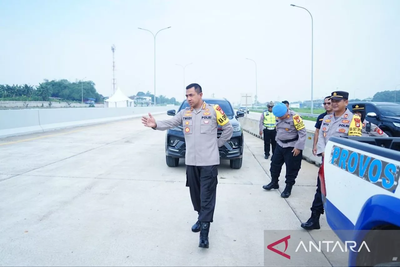 Polisi pastikan Tol Cimanggis-Cibitung siap beroperasi layani pemudik