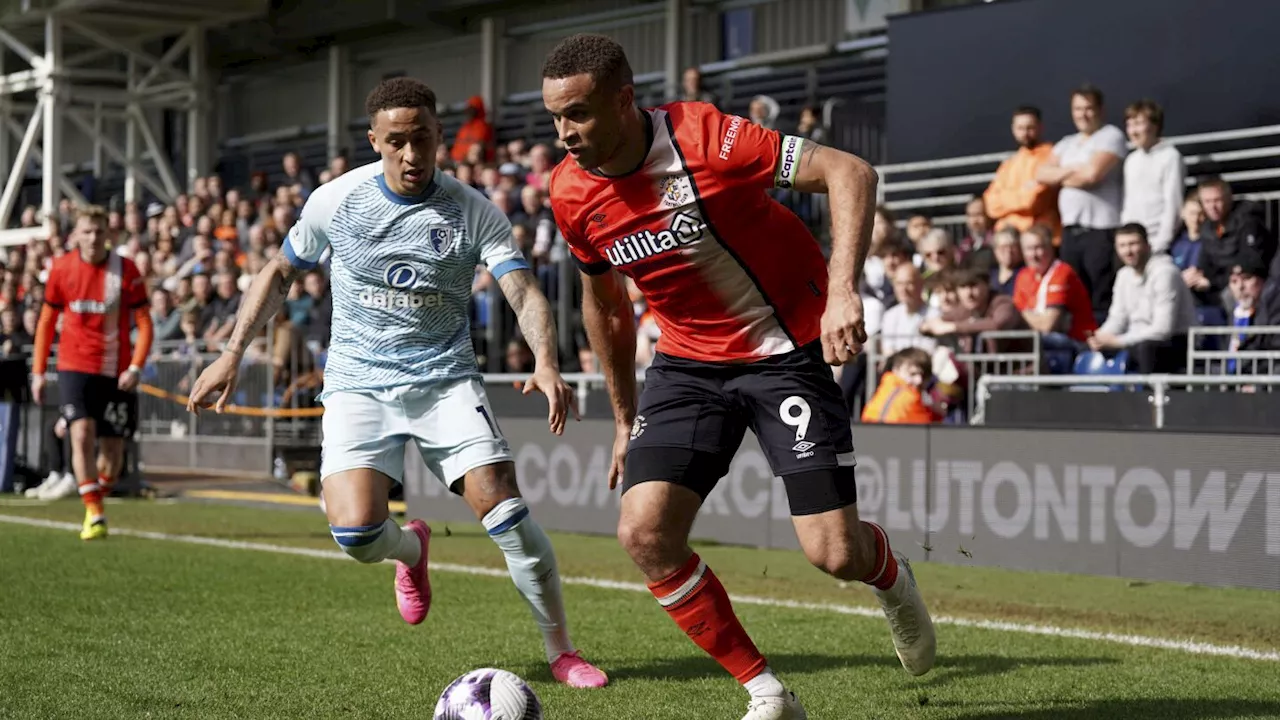 Luton boosts EPL survival hopes with comeback win over Bournemouth