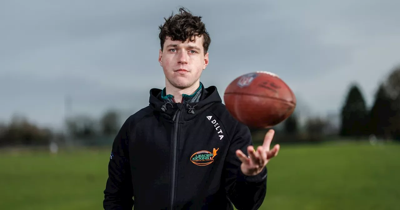 Co Down GAA goalkeeper turned NFL kicker joins Patrick Kielty on Late Late Show